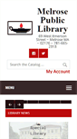 Mobile Screenshot of melrosepubliclibrary.org